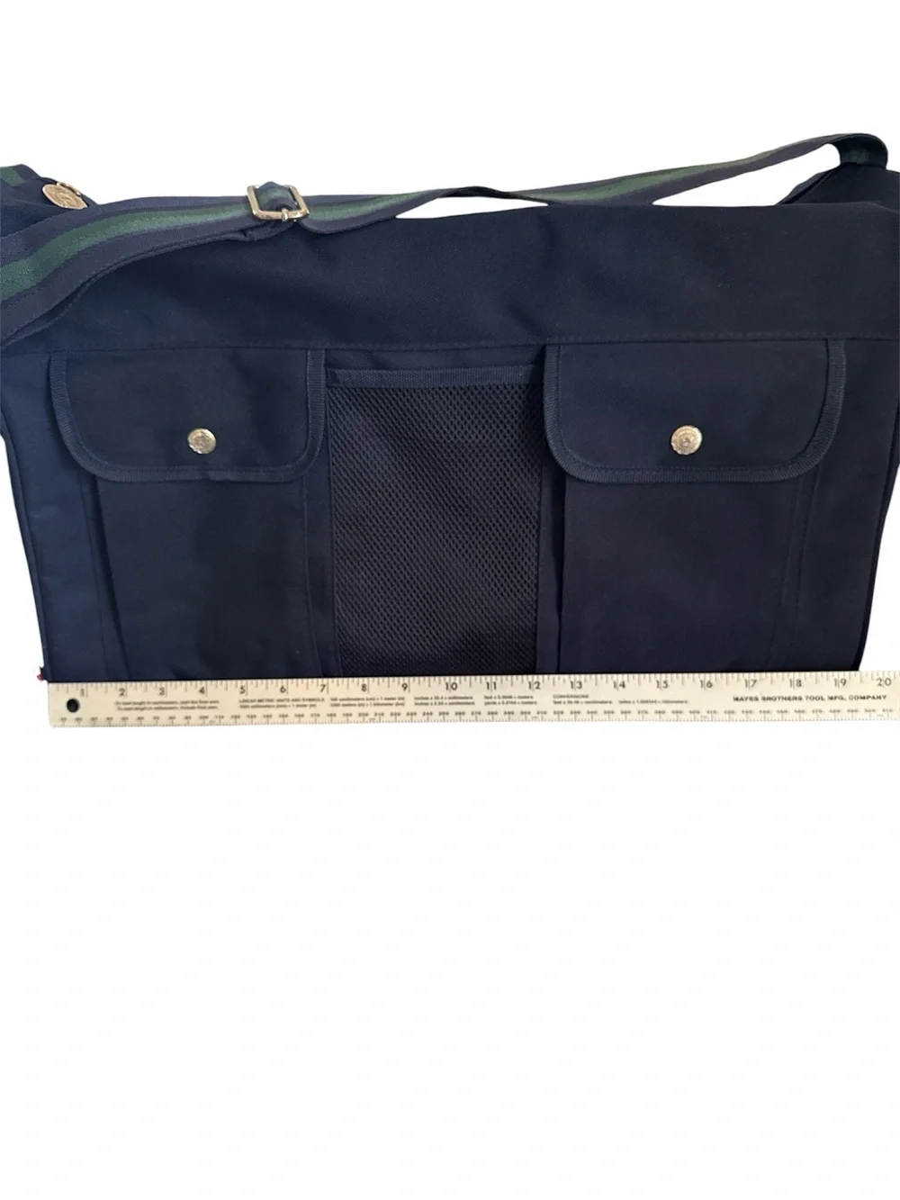 💙Tommy Hilfiger Navy Weekender Travel Duffel Bag Adjustable Strap